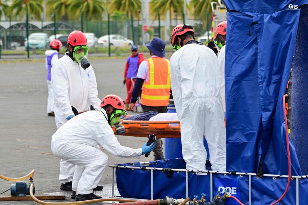 Sécurité portuaire : Maurice simule une attaque chimique