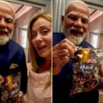 Narendra Modi offre des chocolats à Giorgia Meloni : un moment viral qui enflamme les réseaux