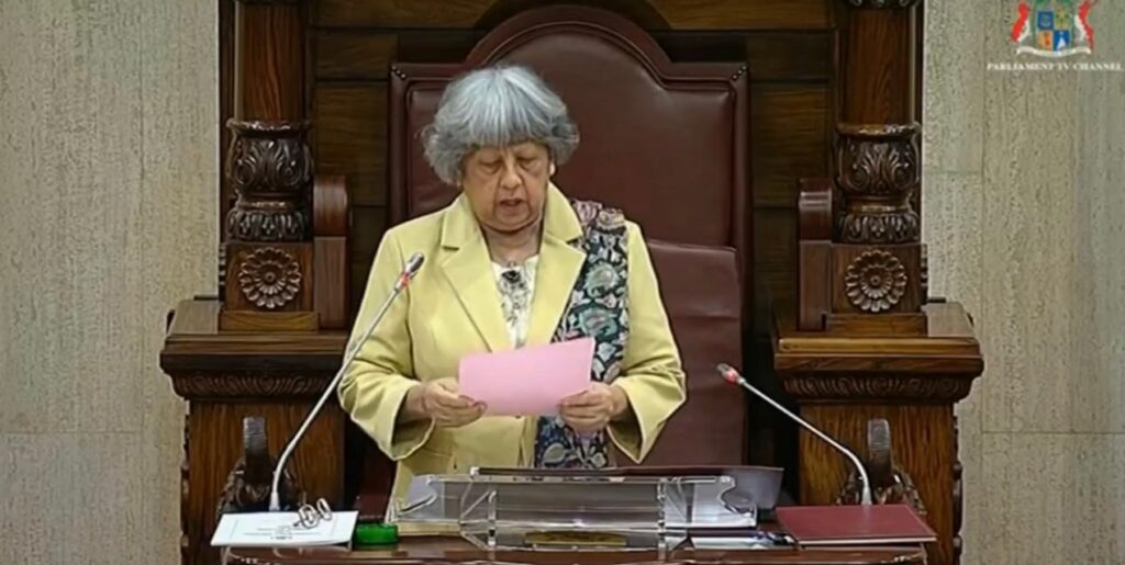 Shirin Aumeeruddy-Cziffra : « Je ne suis pas d’accord avec ce que vous dites, mais je me battrai pour que vous ayez le droit de le dire » (Voltaire)
