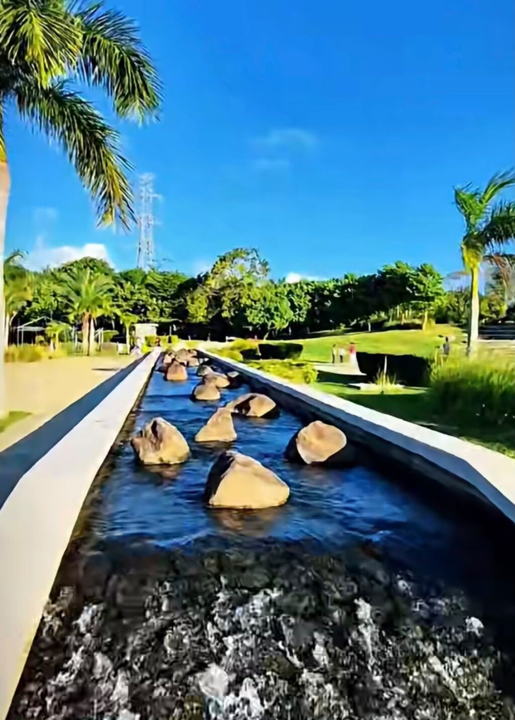 Ébène Recreational Park : Metro Express précise que le water feature n’utilise pas d’eau potable